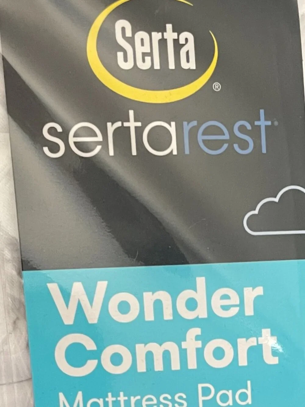 Serta Wonder Comfort queen-size mattress -soft Lux-Lush fabric top-NWT